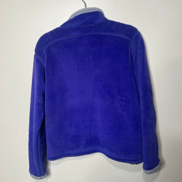 Patagonia Purple Blue and Gray Fleece Jacket Women's Sz M - Picture 14 of 14
